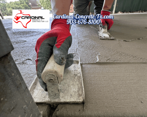Carport Pad in Scurry, Texas - Cardinal Concrete & Construction LLC