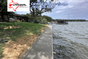 Cardinal Concrete: Your Lake Project Experts!