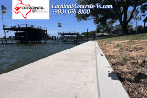 Cardinal Concrete: Your Lake Project Experts!