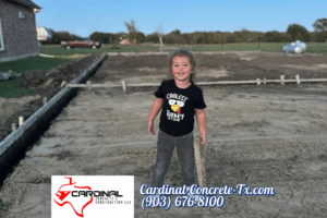Terrell Texas Concrete Slab Installation