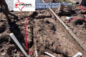 Terrell Texas Concrete Slab Installation