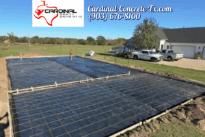 Terrell Texas Concrete Slab Installation
