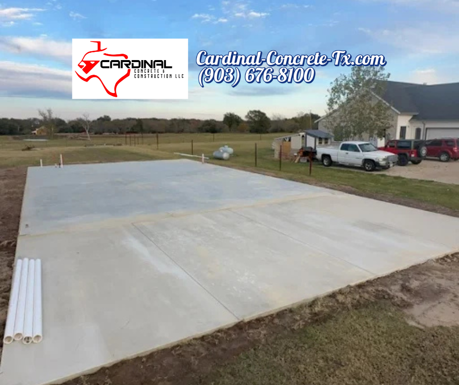Terrell Texas Concrete Slab Installation