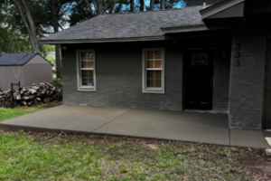 2 10x20 patio extension down in Trinidad, Texas.